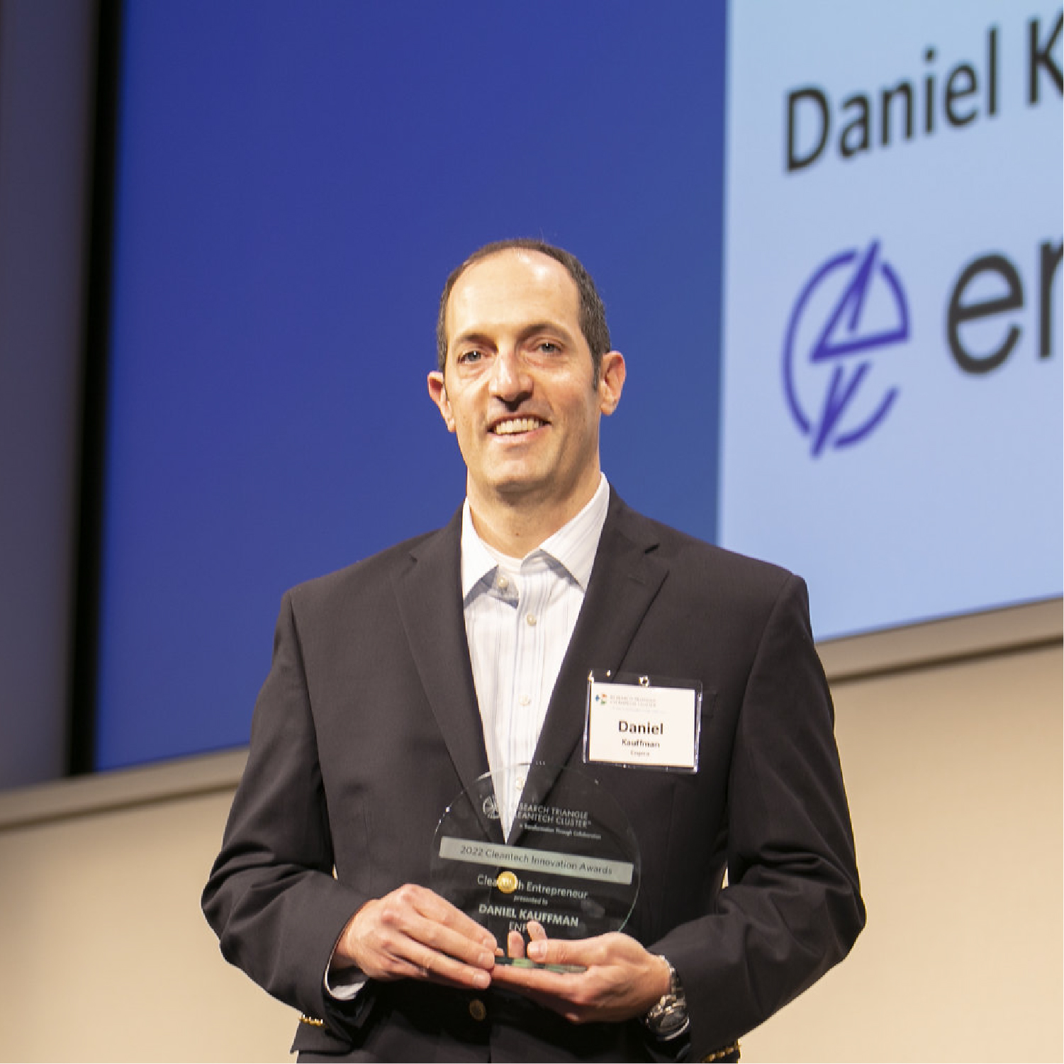 Enpira Founder and President Holds RTCC Cleantech Entrepreneur Award